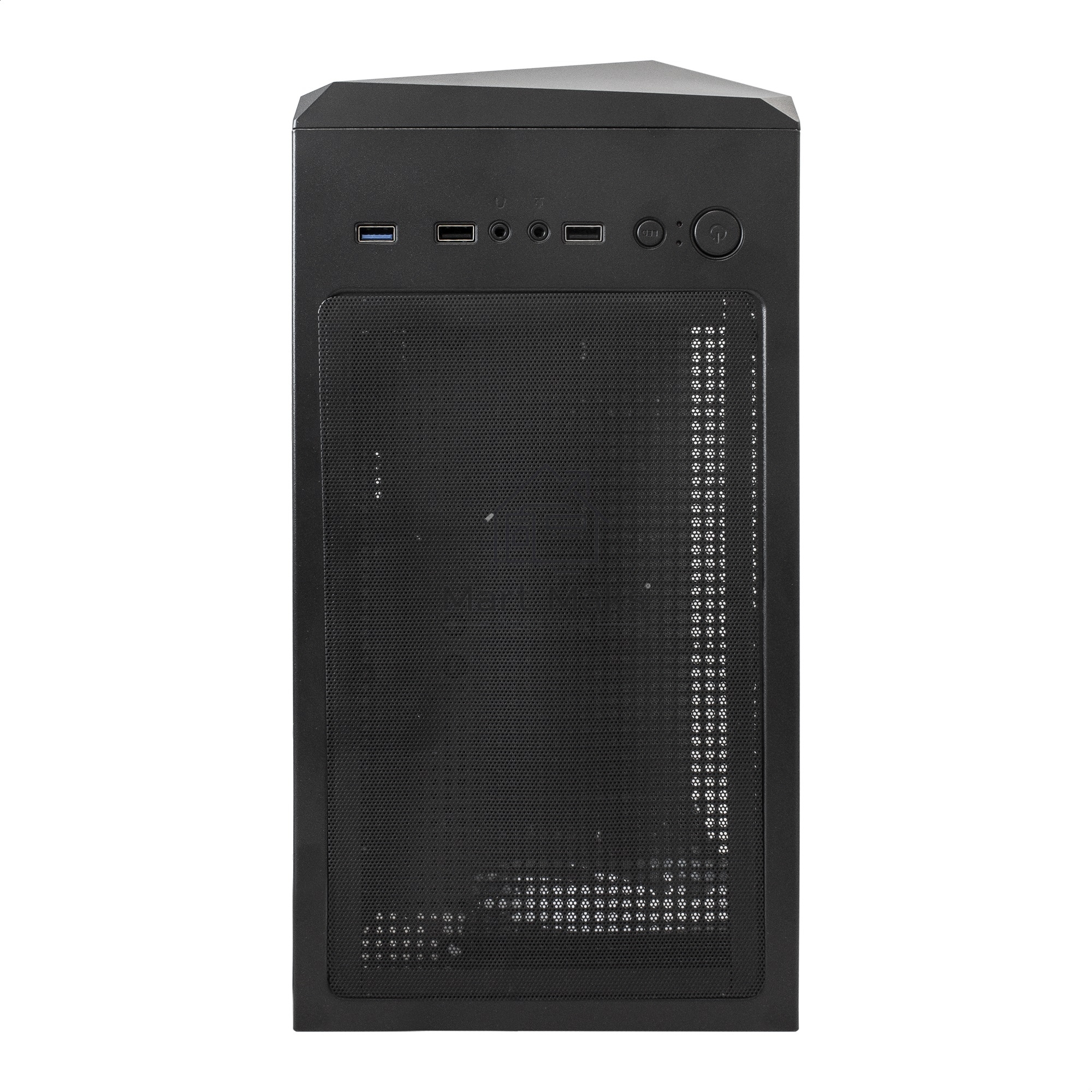 Компьютерный корпус Miditower ExeGate EVO-8225-NPX500 (ATX, БП 500NPX с вент. 12см, 2*USB+1*USB3.0, черный, 2 вент. с RGB подсветкой и полоса на передней панели, боковая панель - закаленное стекло)