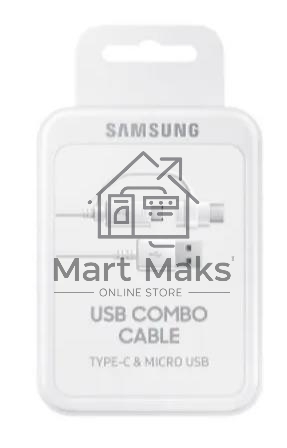 Кабель Samsung EP-DG930DWEGRU USB-microUSB/ USB Type-C белый 1.5м