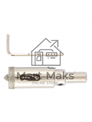 Сверло алмазное Matrix по керамограниту, 16 х 67 мм, 3-гранный хвостовик