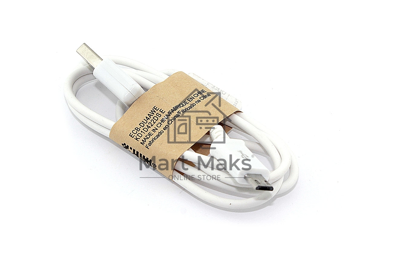 Кабель для зарядки USB - Micro USB OEM, 0.8m, белый