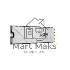 Накопитель SSD ADATA XPG GAMMIX S60, 1Tb, PCIe 4.0 x4, M.2 2280, NVMe, R/W 5000/3200, с радиатором