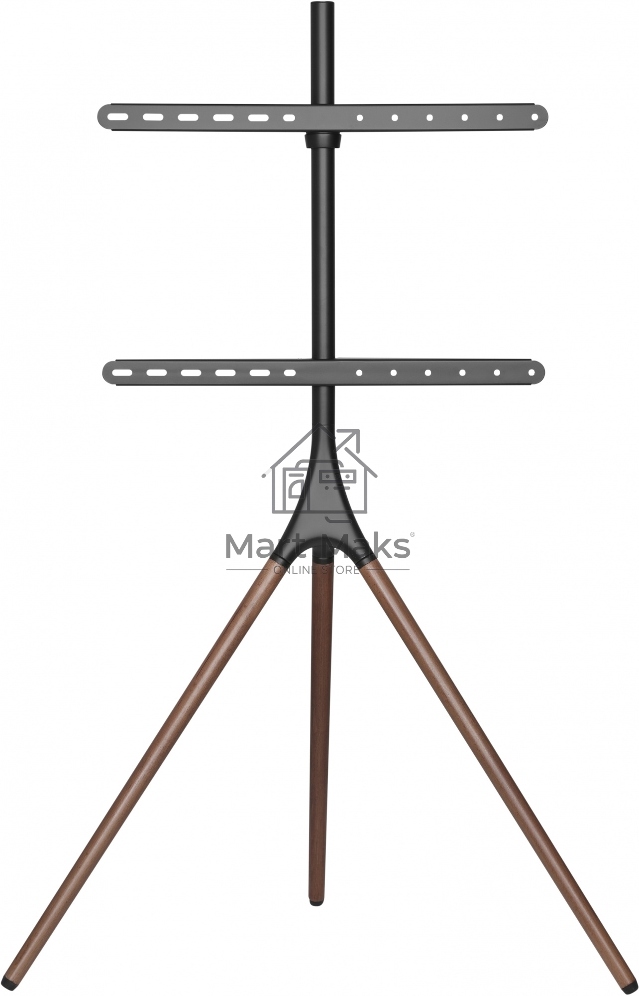 Подставка для телевизора Cactus CS-ST1246BKWN черный/орех 45
