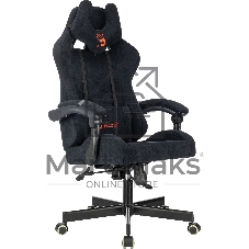 Кресло A4Tech Bloody GC-560 черный, ткань, 150 кг, подголовник, регулируемые подлокотники, механизм качания