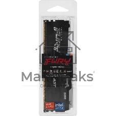 Оперативная память Kingston DDR5 DIMM FURY Beast Black EXPO RGb 8Gb, 6000Mhz, KF560C30BBEA-8 CL30, с радиатором Kingston