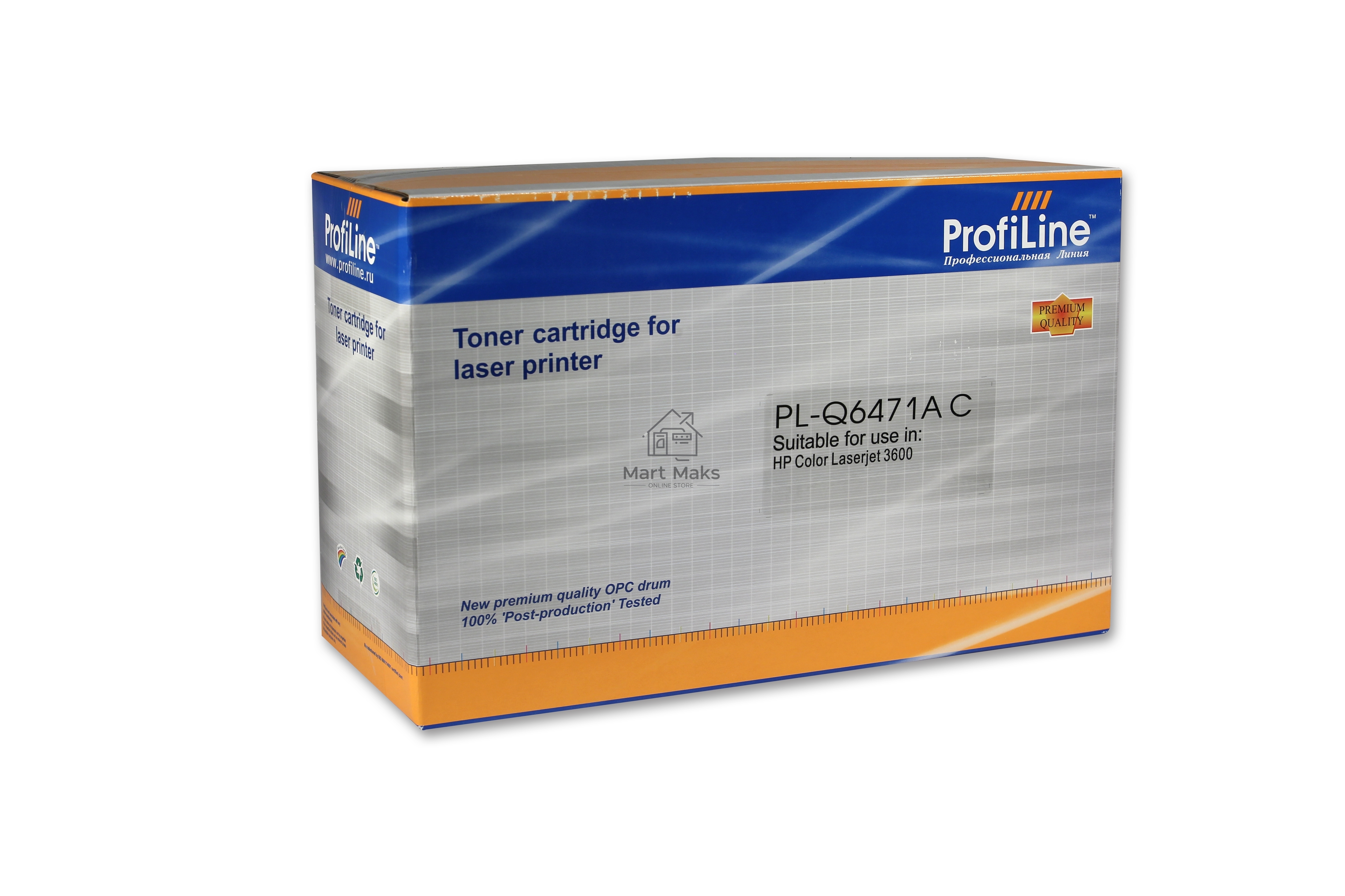 Картридж лазерный ProfiLine PL-Q6471A/711 для принтеров HP CLJ CP3505/3600/3600N/3600DN,3800/3800N/3800DN/3800DTN/Canon LBP5300/LBP5360 Голубой 4000 копий