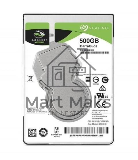 Жесткий диск Seagate HDD 500 GbBarraCuda ST500LM034 2.5
