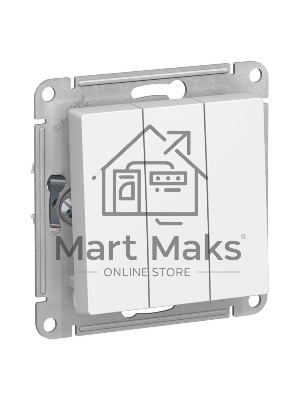 Механизм выключателя 3-кл. ATLAS DESIGN (сх.1+1+1) 10АХ бел. SchE ATN000131