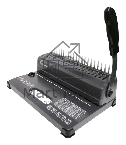 Переплетчик Office Kit B2112N A4/перф.12л.сшив/макс.450л./пластик.пруж. (4.5-51мм)