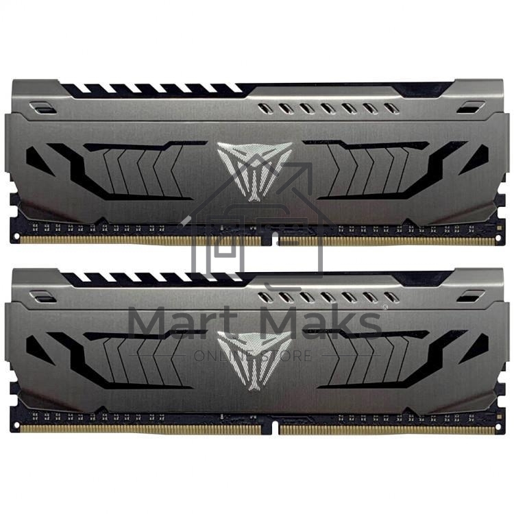 Оперативная память Patriot Viper Steel, DDR4, 16GB (2x8 GB), 3600 MHz, CL18, DIMM, радиатор, черный