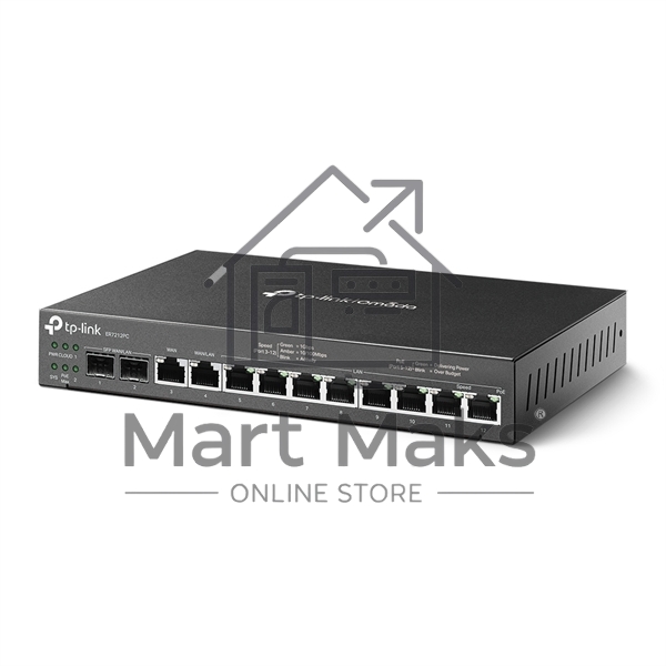 Гигабитный VPN-маршрутизатор TP-Link ER7212PC Omada с портами PoE+ и контроллером