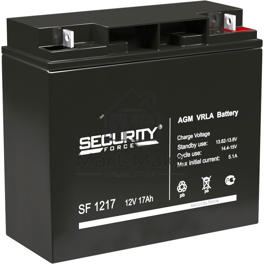 Батарея Delta (Security Force) SF 1217 напряжение 12/17В