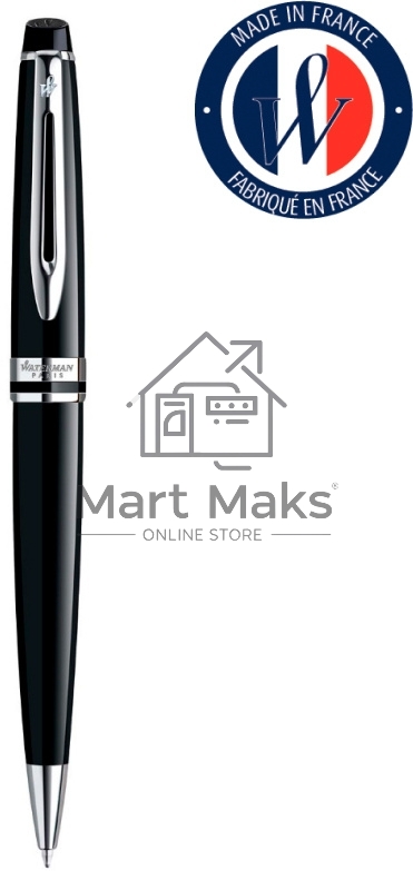 Ручка шариковая Waterman Expert 3 (CWS0951800) Black CT M, синие чернила, подарочная коробка