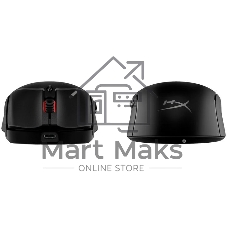 Мышь беспроводная HyperX Haste 2 черный, 26000 dpi, радиоканал, Bluetooth, USB, кнопки - 5