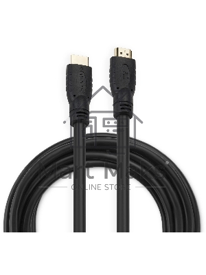 Кабель аудио-видео Buro BU-HDMI-v1.4-5M-FF HDMI (m)/HDMI (m) 5м. феррит.кольца черный