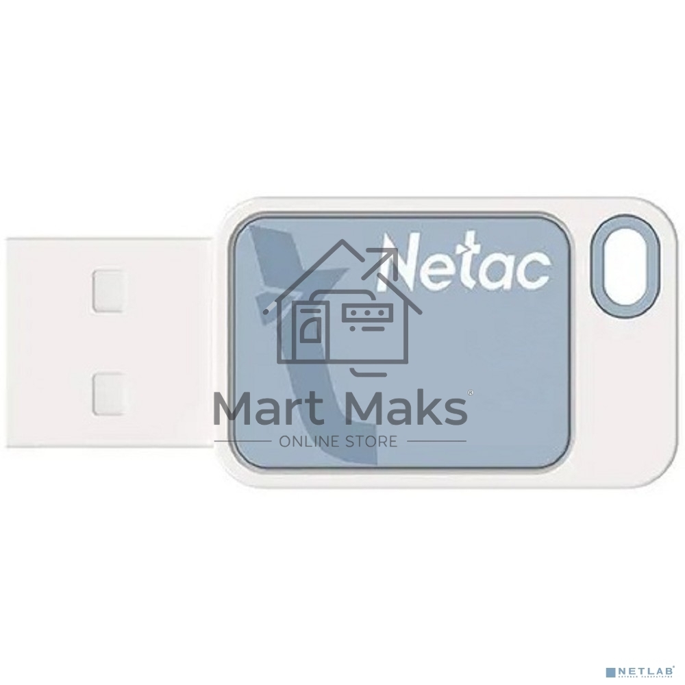 Флешка USB R/W R/W Netac UA31, 32Gb USB2.0, NT03UA31N-032G-20BL синий