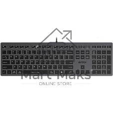 Клавиатура проводная A4Tech Fstyler FX60 серый/белый