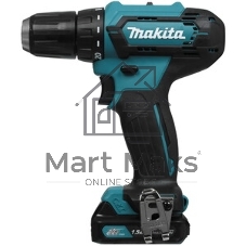 Дрель-шуруповерт Makita DF333DWYE, 12 В, 1.5 Ач, 30 Нм, щеточный