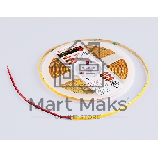 Светодиодная лента Ambrella light GS4611 COB 400Led/10W m/ 24V IP20 3000K/ 5m*5mm*2.1mm (2 конт.)