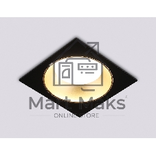 Светильник Ambrella light TN52340 SBK/SGD черный песок/золото песок GX53 max 12W 115*115*25