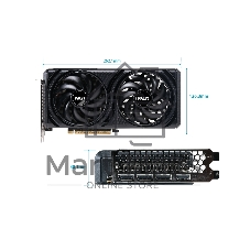 Видеокарта Palit NVIDIA GeForce RTX 5060 INFINITY 2 OC , 8 ГБ GDDR7, 128 бит, PCI-e 5.0, 1xHDMI, 3xDP, 2512 МГц