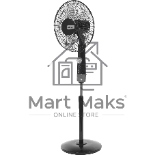 Вентилятор Centek CT-5022 чёрный, напольный, 55 Вт, 3 скорости, 43 см
