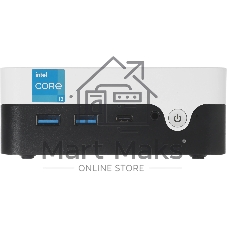 Неттоп Chuwi LarkBox X i3 1220P (1.5) 8Gb SSD256Gb UHDG Windows 11 Pro GbitEth WiFi BT 90W черный/белый