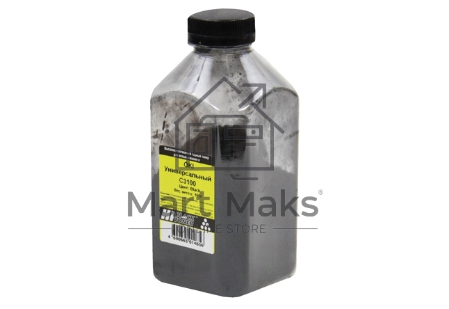 Тонер OKI Универсальный С3100 (Hi-Black) Bk, 160 г, банка