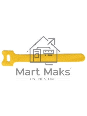 Хомут-липучка 125мм, 20 шт., желтый