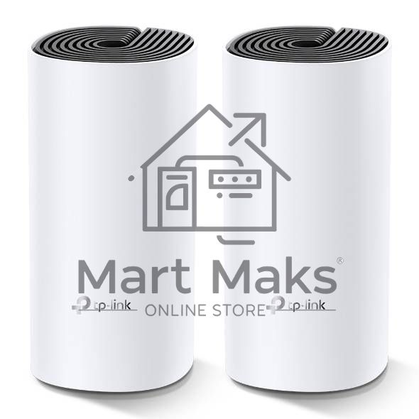 Роутер беспроводной TP-Link DECO M4 (DECO M4(2-PACK)) AC1200 10/100/1000BASE-TX (упак.:2шт)