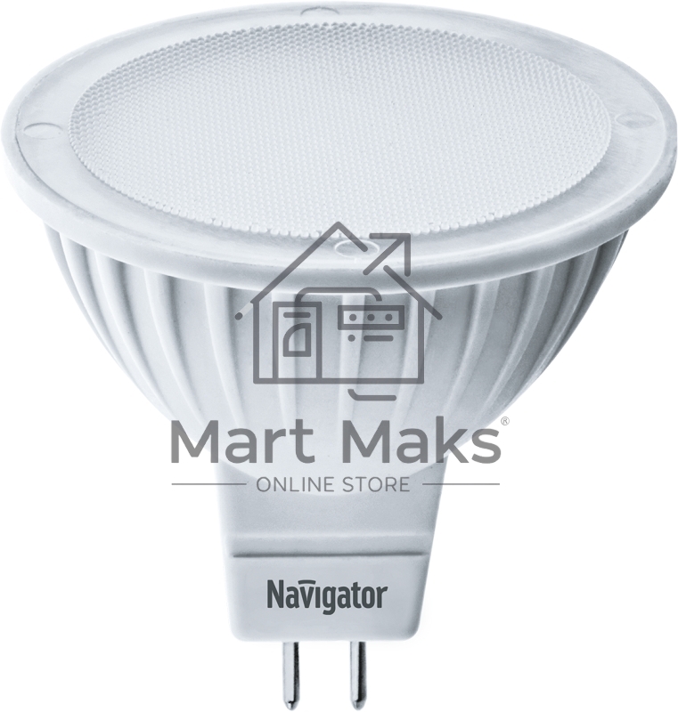 Лампа светодиодная LED 5Вт GU5.3 230В 4000К NLL-MR16-5-230-4K-GU5.3 MR16 94129 Navigator