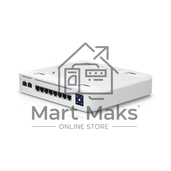 Коммутатор PoE в стойку Ubiquiti UniFi Switch Enterprise 8 PoE [USW-Enterprise-8-PoE] 8х 2.5G RJ45, 2х 10G SFP+, раздача 120 Вт