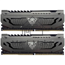 Оперативная память Patriot Viper Steel, DDR4, 16GB (2x8 GB), 3733 MHz, CL17, DIMM, радиатор, черный