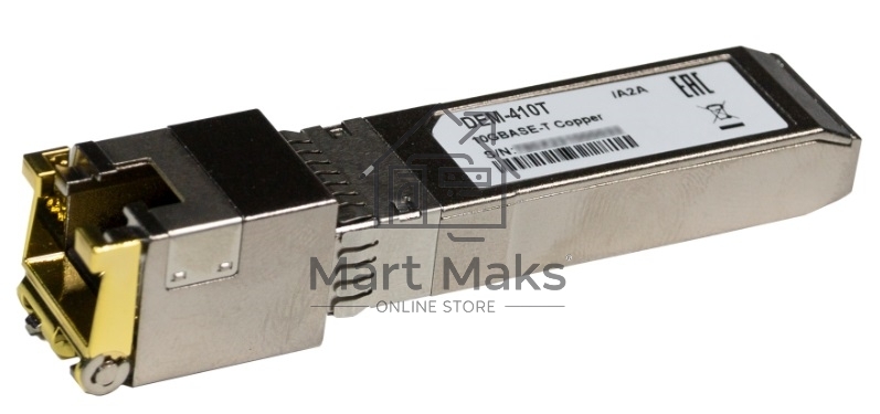 Трансивер D-Link 410T/A2A SFP+ с 1 портом 10GBase-T (до 80 м)