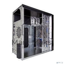 Компьютерный корпус ExeGate EX277436RUS Minitower MA-371X Black, mATX (UN450, 120мм) 2хUSB+2хUSB 3.0, Audio