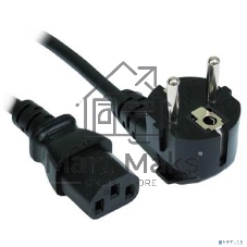 Кабель питания Filum CEE 7/7-С13, 3х0.5мм, 220В, 6A, чёрный, 1.8м [FL-PC6-EU-C13-1.8M] (873333)