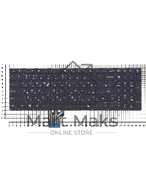 Клавиатура для ноутбука Lenovo Ideapad U530 U530P U530P-IFI черная с подсветкой