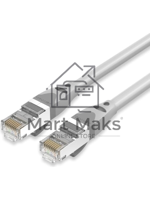 Патч-корд Vention прямой SFTP cat.6A, RJ45 - 0,3м. Серый