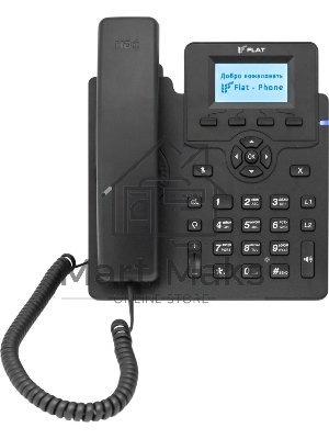 Телефон IP Флат Flat-Phone-C10 черный