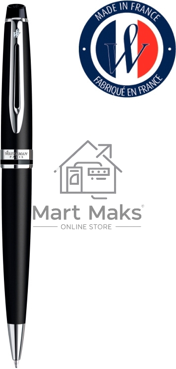 Ручка шариковая Waterman Expert 3 (CWS0951900) Muted Black CT M, синие чернила, подарочная коробка