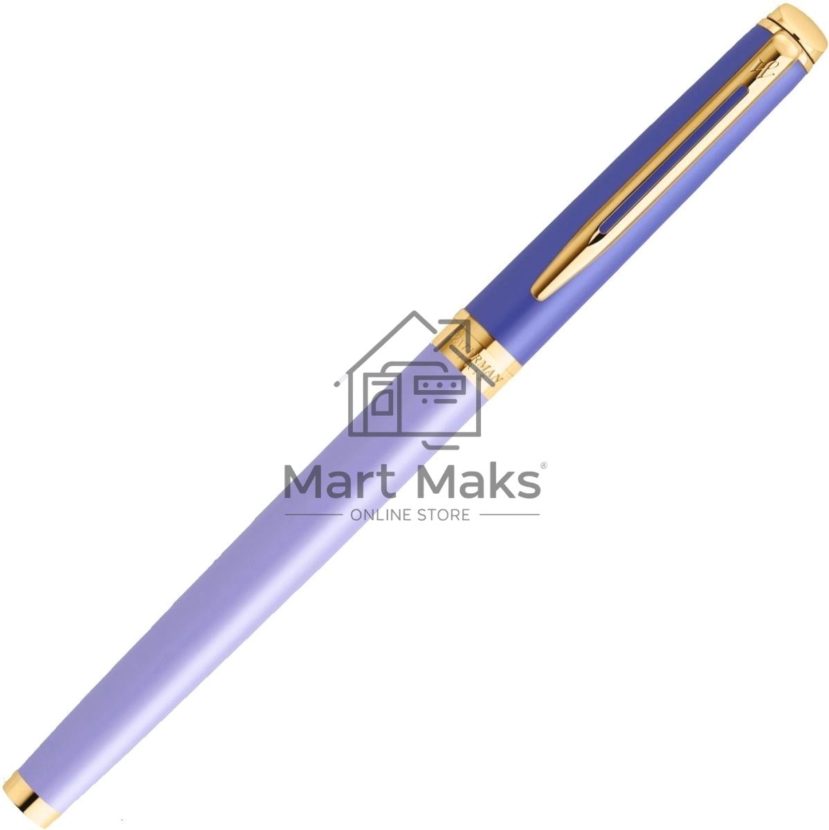 Ручка перьевая Waterman Hemisphere Colour Blocking (2179900) Purple GT сталь нержавеющая/позолота F, подарочная коробка