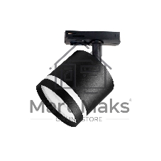 Трековый однофазный светильник Ambrella light GL5372 BK черный GX53 max 12W