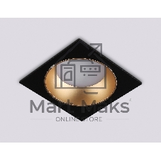 Светильник Ambrella light TN52340 SBK/SGD черный песок/золото песок GX53 max 12W 115*115*25