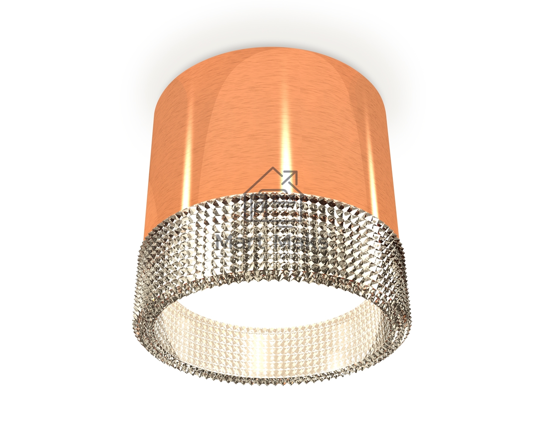 Светильник Ambrella Light XS8122020 PPG/CL золото розовое полированное/прозрачный GX53 (C8122, N8480)