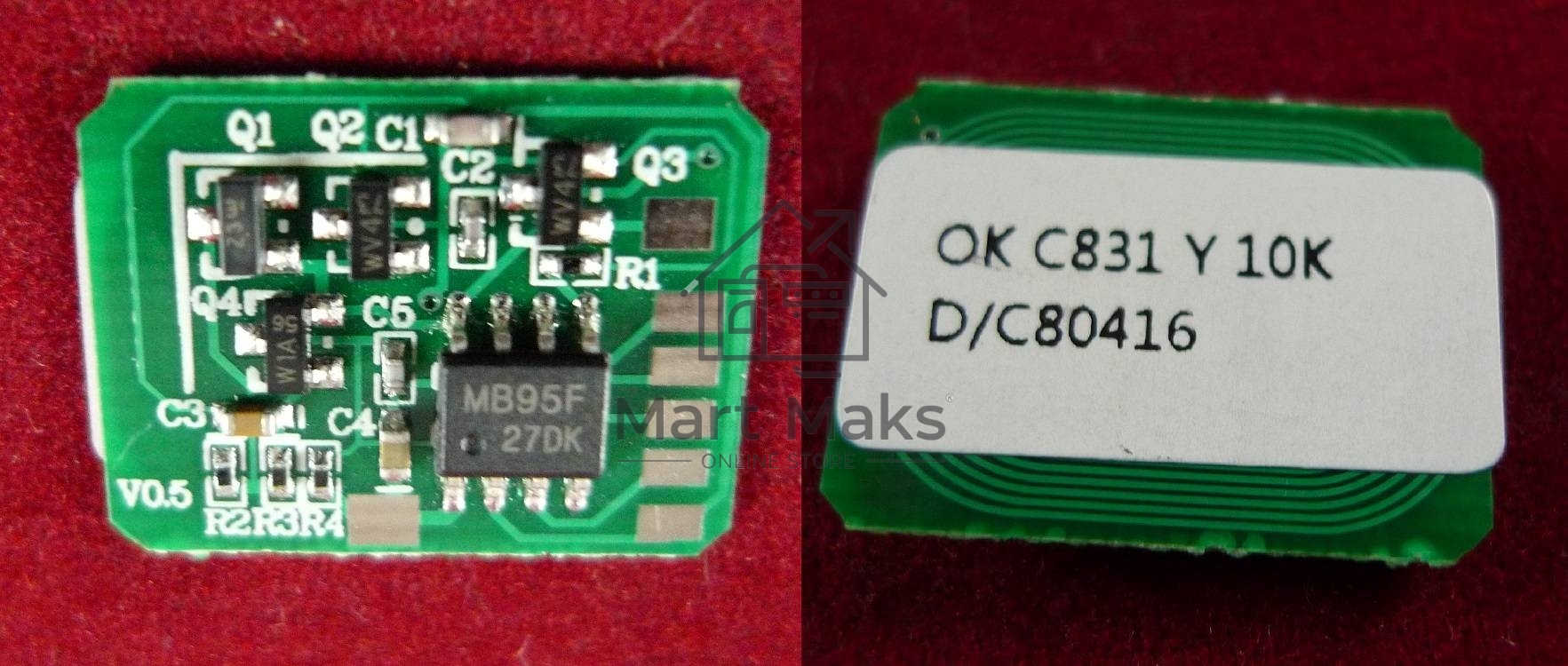 Чип ELP для OKI C831/841, Yellow, 10K (44844505) (ELP Imaging®)
