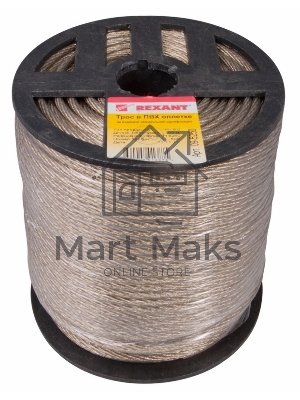 Трос стальной Rexant в ПВХ оплетке 09-5250