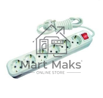 Удлинитель Makel MGP233 6гн 3 м с\з вкл.
