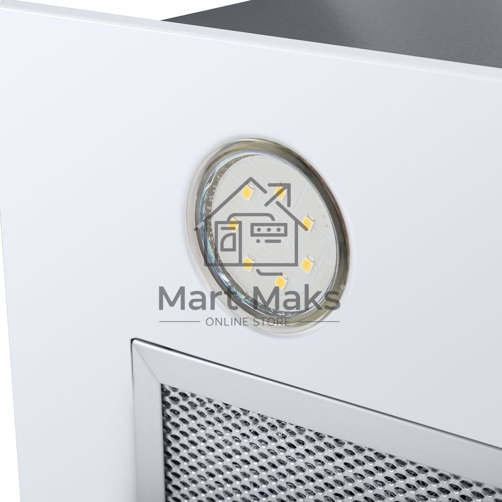 Вытяжка встраиваемая Maunfeld Crosby Power 50 белый, 50 см, 1050 куб. м/ч, 51.8 дБ