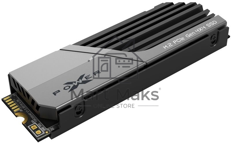 Накопитель SSD SiliconPower XS70, 1Tb, PCIe 4.0 x4, M.2 2280, NVMe, R/W 7300/6000, с радиатором