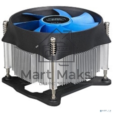 Кулер для процессора DEEPCOOL THETA 31 PWM черный/синий, 92 мм, алюминий/медь, 2400 об/мин, 32.5 дБ, 4 pin, 95 Вт, 60 мм