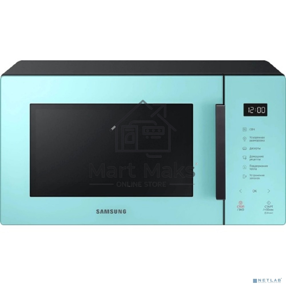 Микроволновая печь Samsung MS23T5018AN/BW мятный 23л 800Вт сенсор